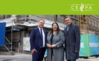 Politik zeigt sich begeistert: Innovatives CEPA®-serielles Sanierungsprojekt der SOZIALBAU AG in Wien erfolgreich präsentiert